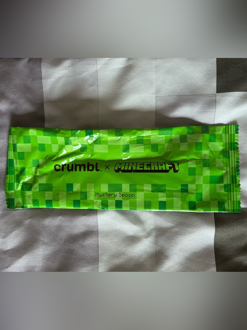 New Sealed Crumbl x Minecraft Mystery Spoon Blind Bag 1 Pc OS Limited Edition